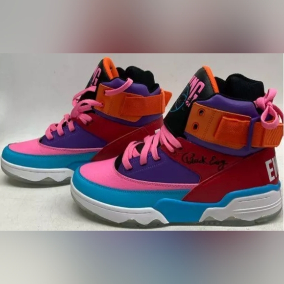 Ewing Athletics Women's 33 HI Pink/Blue/Red/Orange Sneakers Size 10 New MSRP$150 - Picture 4 of 8